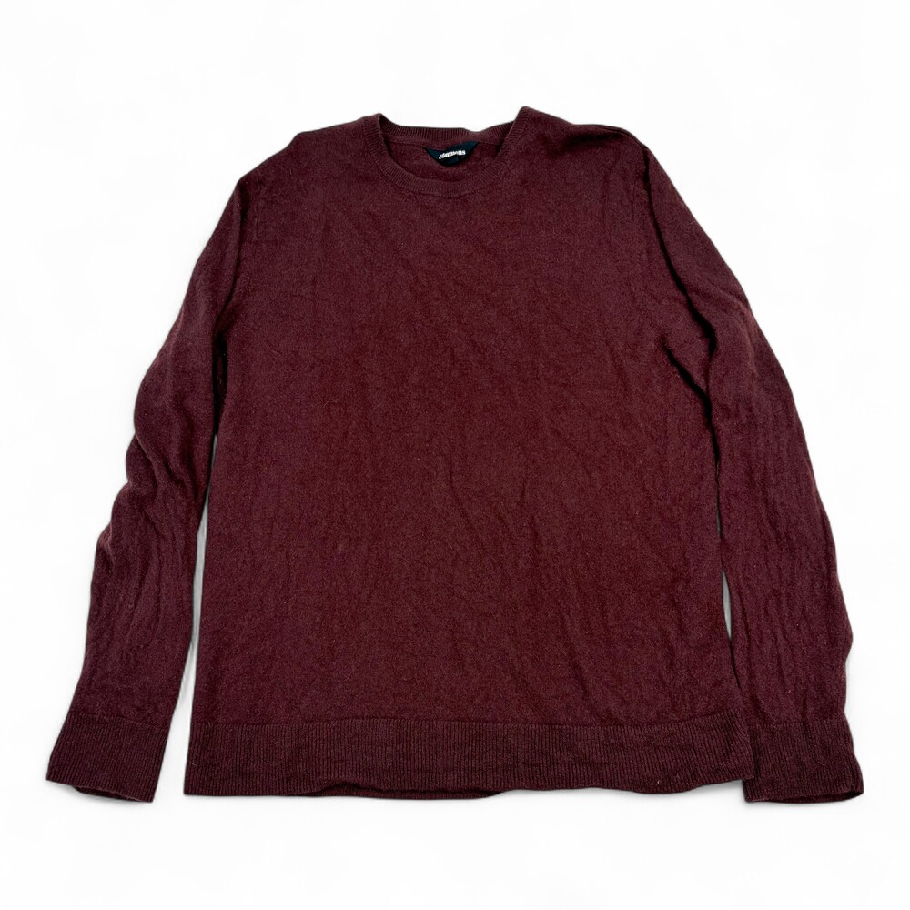 The Commons 100% Cashmere Crewneck‎ Sweater XL - Burgundy